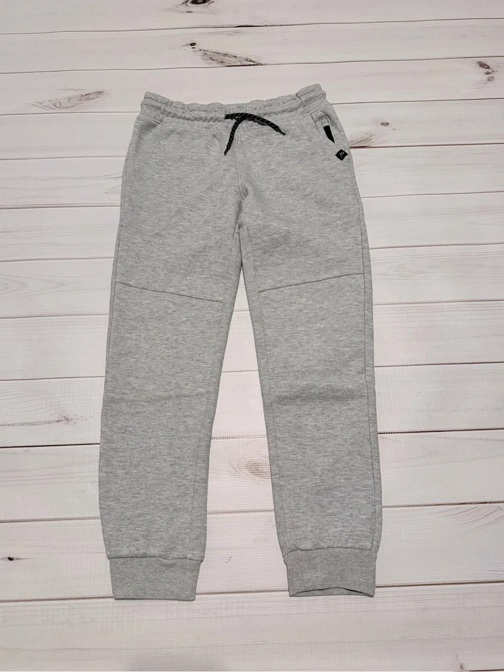 art class Light Gray Kids Jogger Sweatpants with Black Drawstring